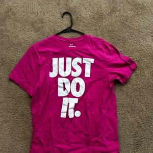 Nike Fuchsia 'Just Do It' Tee